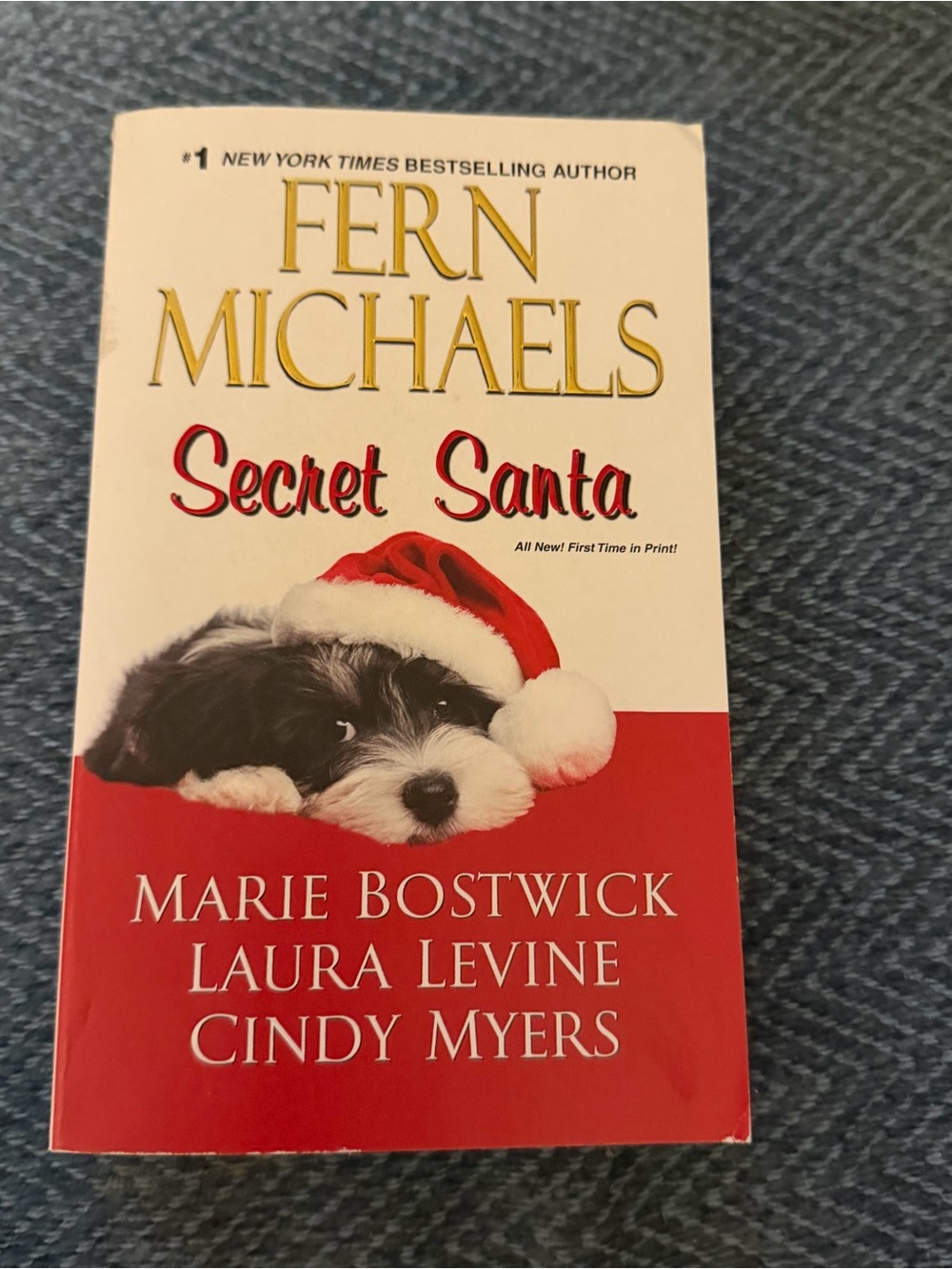 Secret Santa - by Fern Michaels Red & White Cover, new old stock